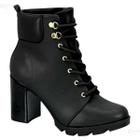 Bota Feminina Coturno Moda Cano Curto Beira Rio 9074.103