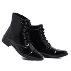 Bota Feminina Coturno Schiareli 11600 Cano Curto Macia Leve Moderna