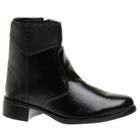 Bota Feminina Coturno Siroco Preto 6031 Modinha Luxo