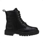 Bota Feminina Coturno Street Cal Preta