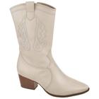 Bota Feminina Country Cano Médio Bico Fino Bebece T4918-102