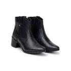 Bota feminina country coturno texana cano curto couro legitimo confortavel 33 ao 40