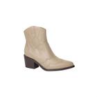 Bota Feminina Country Western Salto Baixo Super Confortável Zíper 63192209