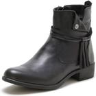 Bota Feminina Couro Cano Baixo 021