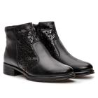 Bota feminina couro legitimo moderna casual cano curto