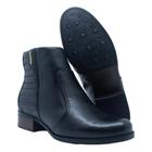 Bota feminina diana cano curto couro pegada