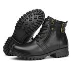 Bota Feminina FG Couro Cano Curto Preto