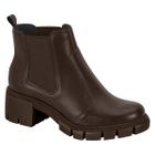 Bota Feminina Moleca Chelsea Tratorada Detalhe Elastico