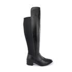 Bota Feminina Montaria Cano Alto Design Country Vaquejada Moda Inverno Frio Quentinha Peão