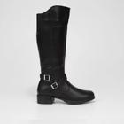 Bota Feminina Montaria Mooncity Fivelas Salto Baixo 72109