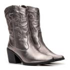 Bota Feminina Montaria Texana 4500 Coturno Moda Country Western Boiadeira