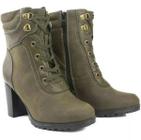 Bota Feminina Mooncity Coturno 73117 SALTO ALTO TRATORADO