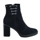 Bota Feminina Nobuck Bellini Salto Mississipi MA731 Pto