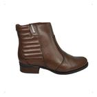 Bota Feminina Pegada Couro Casual Cano Baixo Modelos