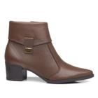 Bota Feminina Pegada Salto Bloco Marrom Toffee - 2805