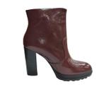 Bota feminina ramarim 23-60101 ankle boot amarração