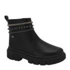 Bota Feminina Ramarim 2499105 Brilho Cano Curto Meia Pata Original