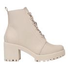 Bota Feminina Ramarim CB Plus Creme - 2356123