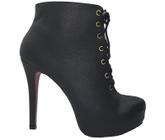 Bota Feminina Salto Alto Cano Curto Dom Amazona Preto 33 ao 45 Cd 9