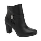 Bota feminina salto bloco cano curto piccadilly - 130237