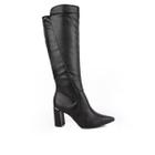 Bota Feminina Tanara Cano Longo Vertuo Preta - T8373