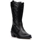 Bota Feminina Texana Infantil Western Cano Alto Bordada Moda