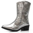 Bota Feminina Texana Western JCL STORE Cano Alto Country Chelsea Casual