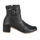 Bota Feminina Tratorada Luxo Moda Outono Inverno Tendencia