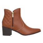 Bota FEMININA VIA UNO Western Matelassê MONTARIA 316032