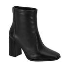 Bota Feminina Vizzano Cano Médio Napa Genebra