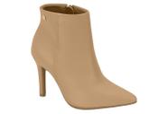 Bota Feminina Vizzano Salto Agulha Médio Bico Fino 3049219