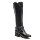 Bota Feminina Western Couro Cano Alto Removível Casual