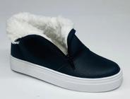 Bota Feminino Abotinado Tênis Pelos Internos Conforto Oferta
