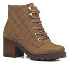 Bota Feminino Pegada Coturno Em Couro Salto Grosso 281305 05