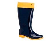 Bota Galocha de Segurança Pvc/Borracha Pega Forte 0335 C/ Forro 38/45