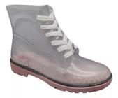 Bota Galocha Molekinha Infantil Chuva Moda Gliter 2176100