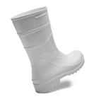 Bota Galocha Pvc Limpeza Faxina Branca Antiderrapante Bracol