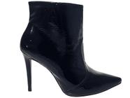 Bota Glossy Preto 11cm