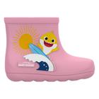 Bota grendene baby shark infantil menina rosa 22538