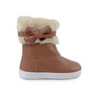 Bota Infantil Feminina Molekinha Camel Marrom - 21272162