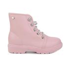 Bota Infantil Feminina Molekinha Cano Baixo Rosa - 21641