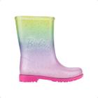 Bota Infantil Galocha Grendene Barbie Colorful Rosa