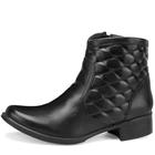 Bota Infantil Matelassê Cano Médio Cla Cle - 312 - Preto