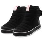 Bota infantil MzKid Poliéster Menina Preto