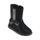 Bota Infantil Pampili Jujuba Preto em Verniz