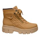 Bota Kolosh C3361 Salto Flatform Tratorado Cadarço Leve Feminino