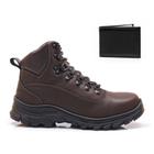 Bota Masculina Adventure Com Carteira Hencco Coturno Trilha Confortável Estiloso