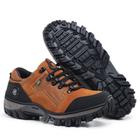 Bota Masculina Adventure coturno de couro confortavel para trilha