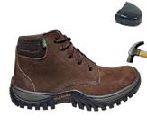 Bota Masculina Adventure Couro Coturno Casual De Segurança