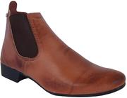 Bota masculina botina montaria vaquejada latego chocolate - 4ssss calçados